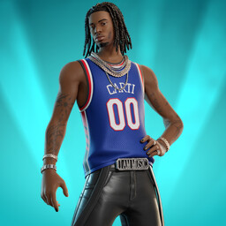 The Playboi Carti outfit in Fortnite